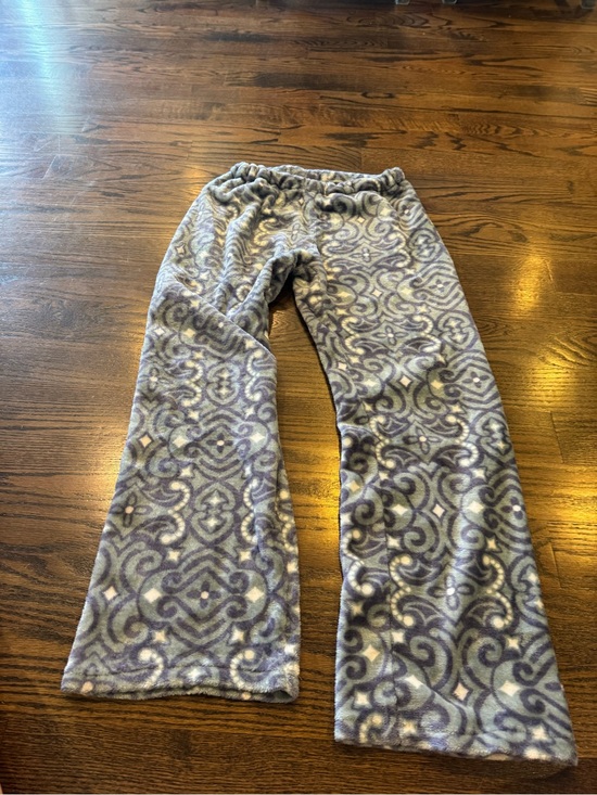 Mayfair Other - Women's Plush Blue Patterned Fleece Pajama Pants